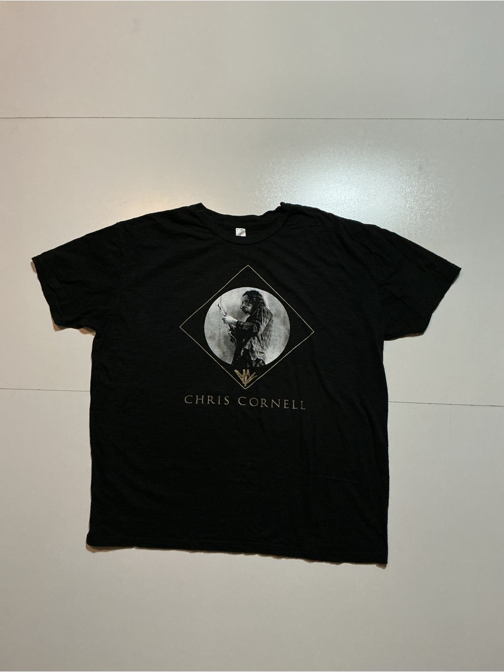 Chris Cornell No One Sings Like You Anymore Guitar Black Graphic S/S T-Shirt